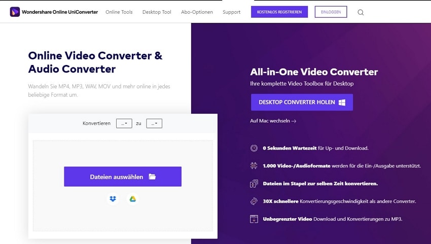 wondershare kostenloser online videokonverter